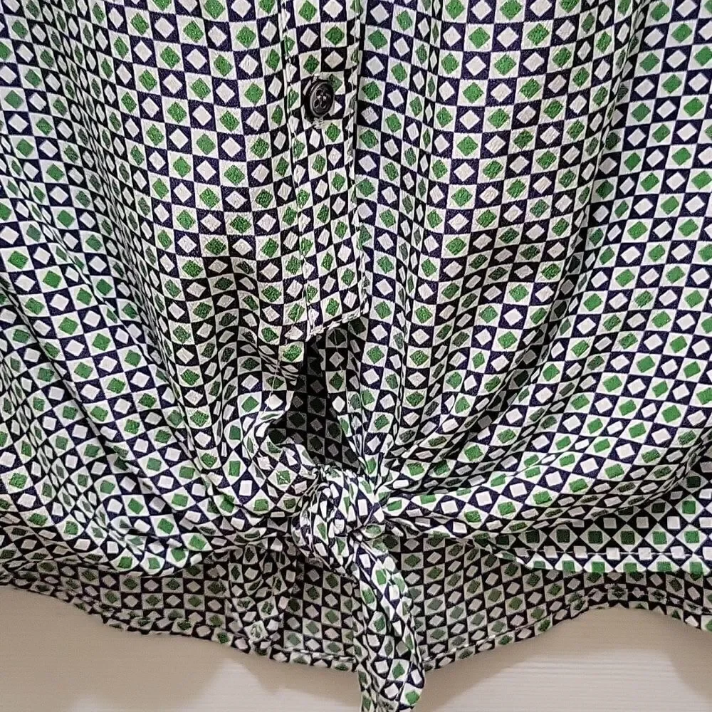 Joie Edaline Silk Tiefront Top Rare - Picture 6 of 9